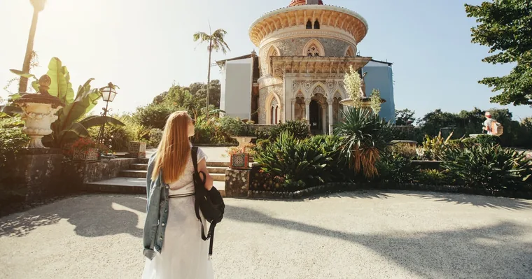 Ab Lisboa: SINTRA, Queluz, Monserrate, Castelo dos Mouros und Azenhas do Mar