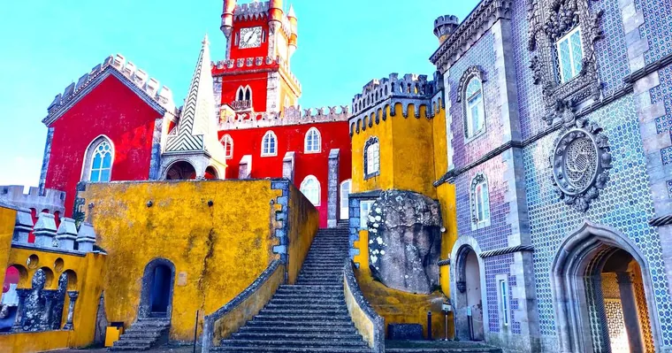 Lisboa: Tour de Meio Dia a Sintra com Palácio da Pena e Regaleira